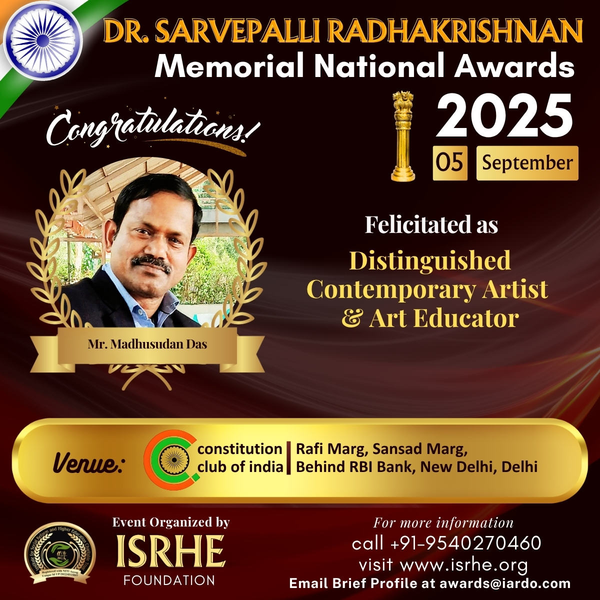 Mr. Madhusudan Das